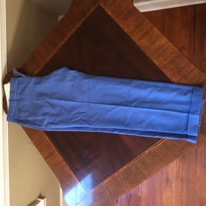 J.Crew Cafe Capri 100% Wool, Size 8, blue